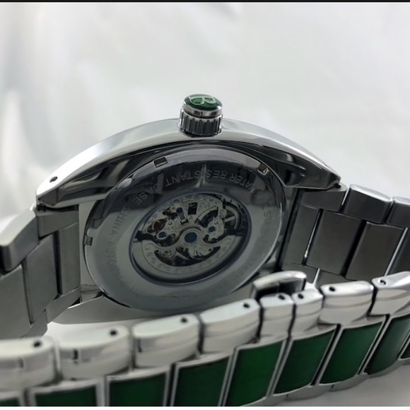 Banneker “Power Green” 53mm men’s watch. Benjamin Banneker wood - Picture 5 of 13